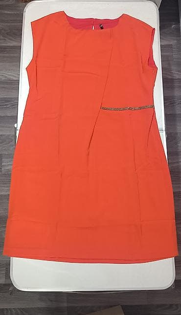 Повседневное платье, Турция, Шелк, Прямое, 4XL — 2