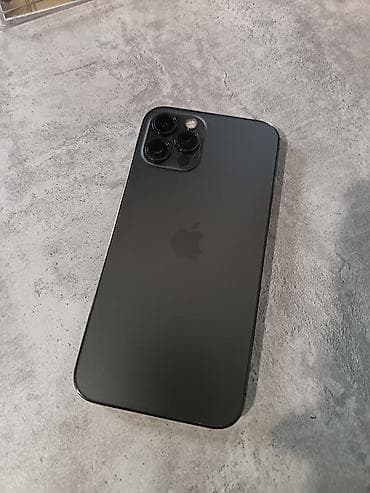 чехол на х: IPhone 12 Pro, Б/у, 128 ГБ, Графит, Коробка, 75 % — 4