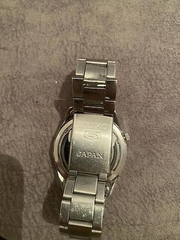 часы наручные женские серебряные: Классические часы часы, Seiko, Япония, Водонепроницаемые, Мужские, Б/у — 1
