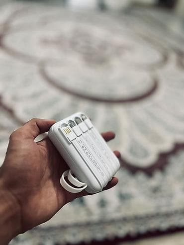 Портативный power bank с встроенными кабелями и быстрой зарядкой 20W — 1