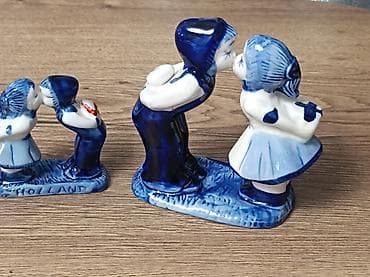 Книги и журналы: Фарфоровые фигурки «Целующаяся пара» (Нидерланды), набор из 2 — 1