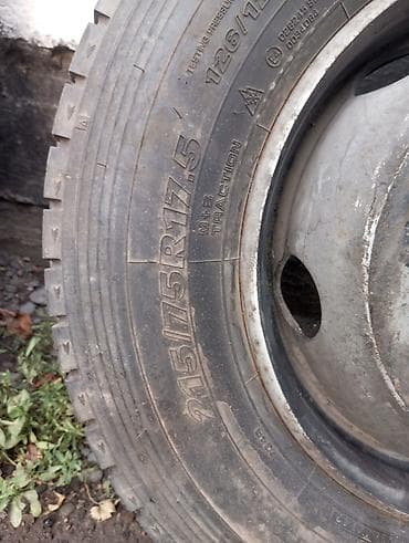 Дөңгөлөктөр монтажда 215 / 75 / R 17.5, Колдонулган, Жуп, А/ч техникасы, Темир, тешиктери - 6 — 2