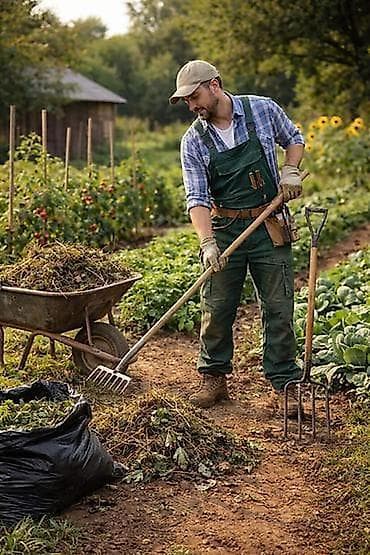Уборка территории, Уборка двора и сада