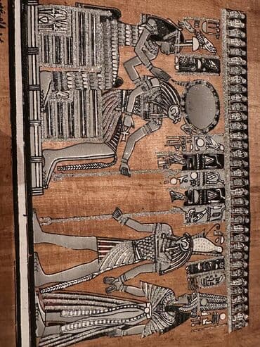 газовый катлы: ✨ Египетская картина на натуральном папирусе ✨ Сами привезли с Египта — 7