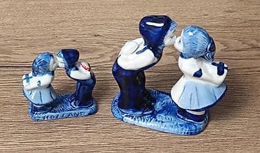 Книги и журналы: Фарфоровые фигурки «Целующаяся пара» (Нидерланды), набор из 2 — 2
