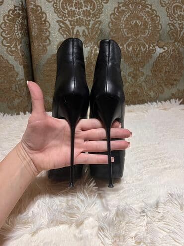 фирменная обувь из италии: Продаю кожаные полусапожки деми на высоком каблуке фирмы Marco Piano — 5