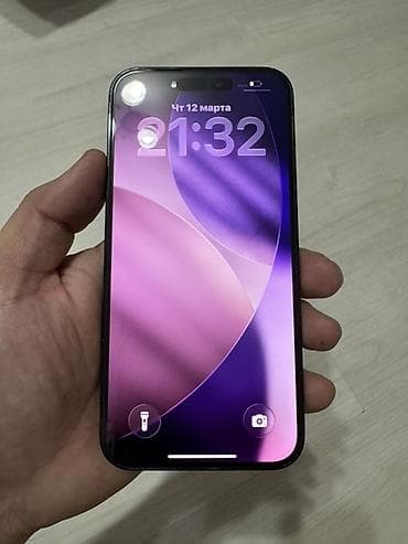 iphone xs max: IPhone 14 Pro Max, Б/у, 256 ГБ, Black Titanium, Зарядное устройство, Чехол, Кабель, 83 % — 1