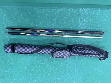 Бильярдный кий разборный с чехлом - Комплектация: два звена кия