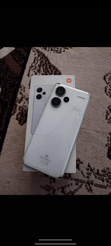Техника жана электроника: Redmi, Redmi Note 13 Pro Plus, Колдонулган, 256 ГБ, түсү - Ак, 2 SIM — 4