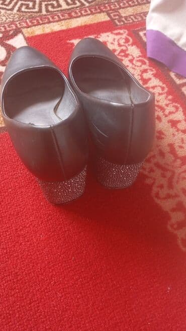 обувь больших размеров бишкек: Балетки женские, классические. - Цвет: темно-серый/графит. - Материал — 3