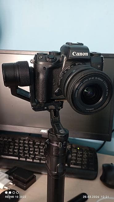 видео дрон: Canon M5 сатылат жакшы абалда автофокус сенсор экран качество фул — 2