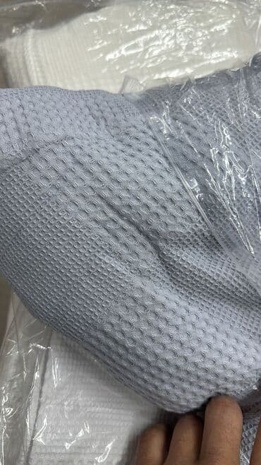 домашние халаты больших размеров: Халат, Вафельное полотно, XS, M, XL — 4