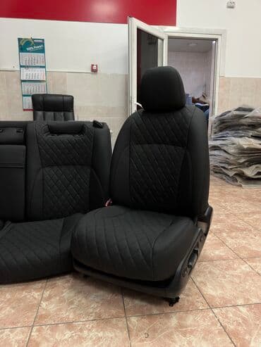 домкрат нексия: Чехлы Алькантара, С подушкой, цвет - Черный, Lexus, Новый, Самовывоз — 27