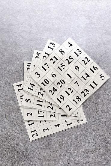 Шарлар жана аксессуарлар: Таблицы Шульте Для тренировки и диагностики внимания. * Размер 25×25 — 1