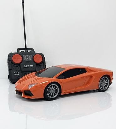 мини машинки: Радиоуправляемая модель спортивного автомобиля (масштаб 1:14). - — 1