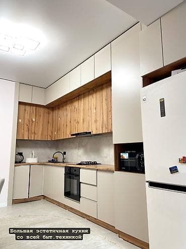 капстрой: 1 комната, 51 м², Элитка, Асанбай мкр Элитка, 9 этаж, Евроремонт — 5