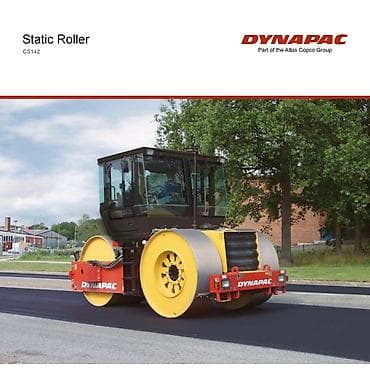 cga3 de: Каток дорожный Dynapac CS142 - Тип: трехколёсно-вальцовый каток — 6