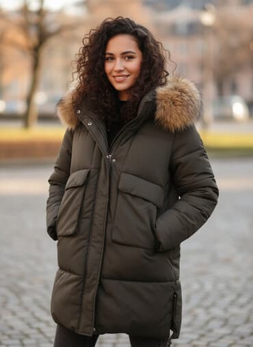 срочно продаю в связи с переездом: Пуховик, Узун модель, Аңтери менен — 2