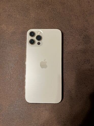 телефон айыон: IPhone 12 Pro, Колдонулган, 128 ГБ, Алтын, 79 % — 1