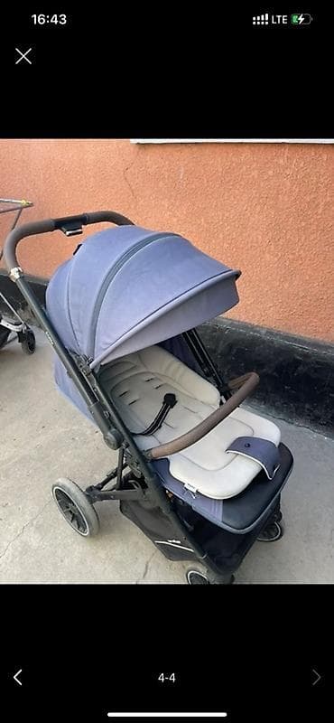 ручка от коляски: Коляска, Другой бренд, цвет - Фиолетовый, Б/у, Самовывоз — 1