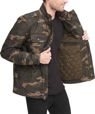 военный дождавик: Мужская куртка, M, LeviS, Новый, цвет - Зеленый, Самовывоз — 3