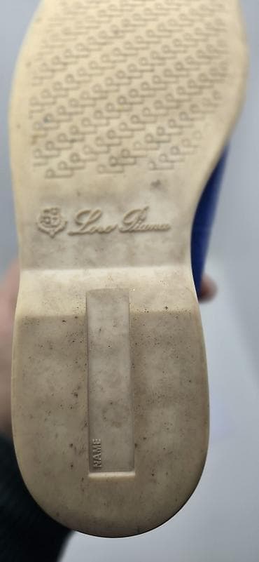 лора пиана: Лоферы, 40.5, Loro Piana, Б/у, цвет - Синий, Самовывоз — 4