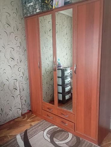 Мебельные гарнитуры: Односпальная кровать и шкаф-купе классического дизайна (в комплекте) — 1
