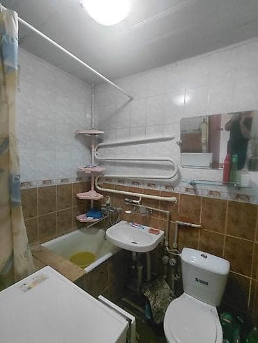 Батирлер: 1 бөлмө, 32 м², 6-мкр 104-серия, 4 кабат, Косметикалык оңдоо — 7