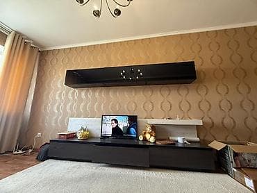 Стулья, табуретки: Гарнитур для зала, Тумба под ТВ, Дерево, цвет - Черный — 2