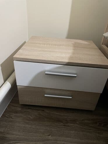 мебель гдр: Спальный гарнитур, Б/у, Двуспальная кровать, Шкаф, Тумба, МДФ, Бесплатная доставка — 2