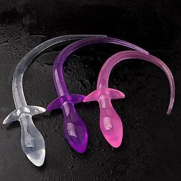 Анальная пробка с хвостиком Имеет конусообразную форму, что