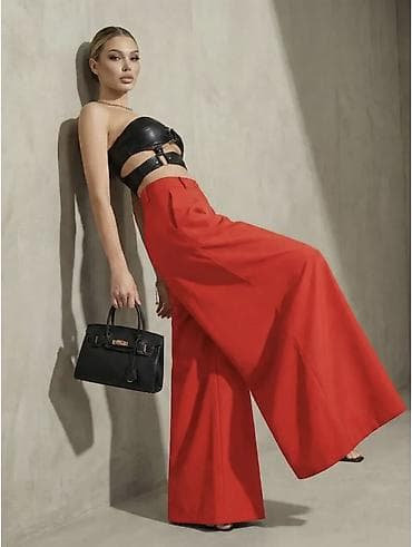 Брюки: Брюки Палаццо, Осень-весна, Made in KG, Новый, M, L, XL — 2