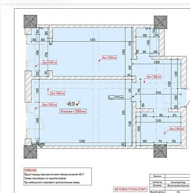 brooklyn: 2 комнаты, 49 м², Элитка, 3 этаж, Дизайнерский ремонт — 4