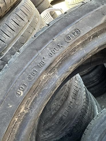 mishelin: Шины 265 / 40 / R 22, Всесезонная, Б/у, Комплект, Внедорожные (АТ/МТ), Michelin — 4