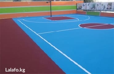 газон для футбольного поля: Спортивное резиновое покрытие. резиновое покрытие для спортивных — 1