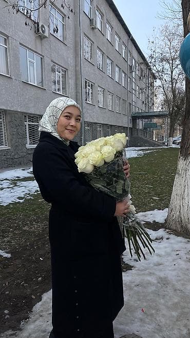 Личные вещи: Пальто, Классика, Зима, Длинная модель, С поясом, L — 4