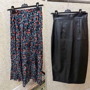 теннисный юбка: Юбка, Модель юбки: Плиссе, Миди, Бархат — 2