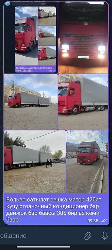 Тягач, Volvo, 2001 г., Шторный