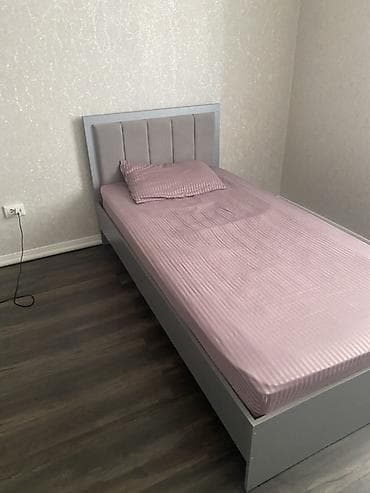 Дом и сад: Односпальная кровать, С мягким изголовьем, длина - 200 см — 1