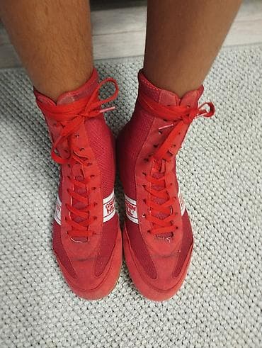 nike react: Боксерские ботинки/Боксерки Green Hill special,39размер красные - — 2