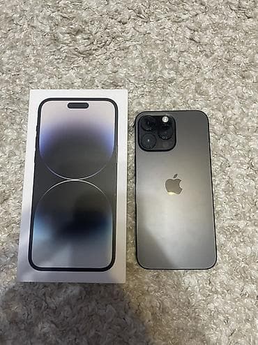 IPhone 14 Pro Max, Б/у, 512 ГБ, Черный, Коробка, В рассрочку, 79 %