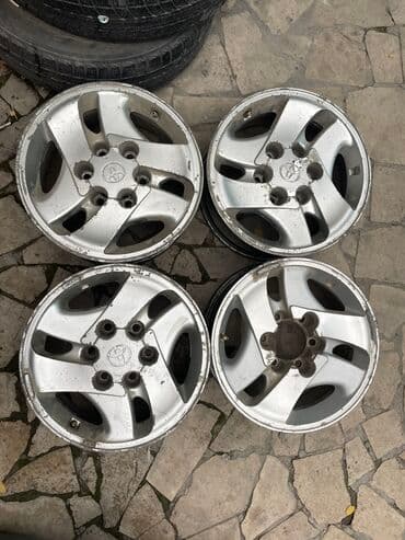 runx alex: Литые Диски R 16 Toyota, Комплект, отверстий - 6, Б/у — 3