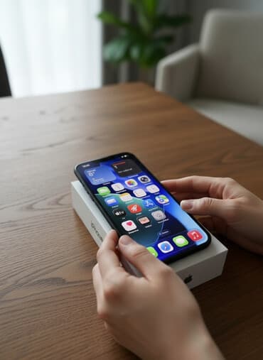 телефон 15 про макс: IPhone 13, Б/у, 128 ГБ, Midnight, Коробка, 85 % — 2