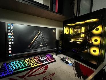 Игровой/рабочий ПК высокого класса с настраиваемой RGB‑подсветкой
