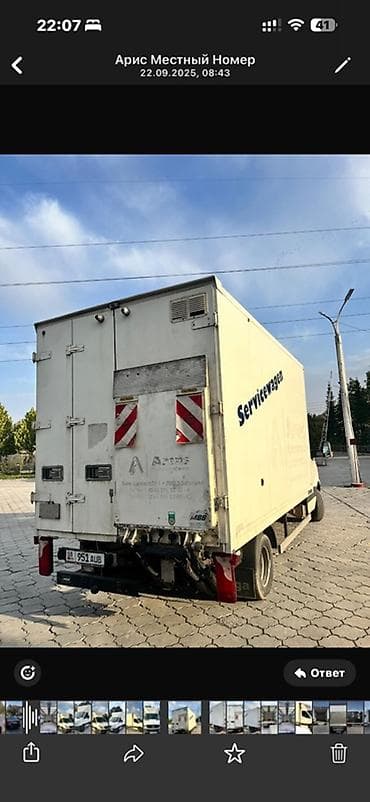 кузов мерс: Легкий грузовик, Mercedes-Benz, Стандарт, 3 т, Б/у — 4