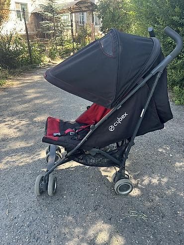 советская золото: Коляска, Cybex, цвет - Черный, Б/у, Самовывоз — 3