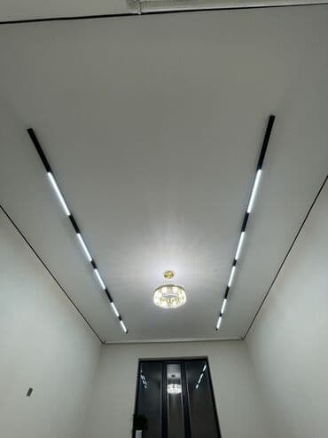 Двери на заказ: Натяжной потолок Матовое Монтаж — 2