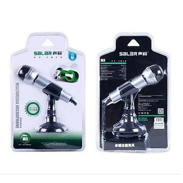 Микрофон Salar M9 серебристо - черный Размер: 28x18x7.5 см at lalafo.kg Микрофон Salar M9 серебристо - черный Размер: 28x18x7.5 см