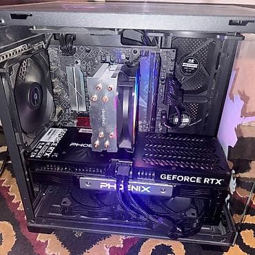 мониторы 1920x1080: Компьютер, ядер - 6, ОЗУ 16 ГБ, Игровой, Б/у, AMD Ryzen 5, NVIDIA GeForce RTX 5070, NVMe — 8