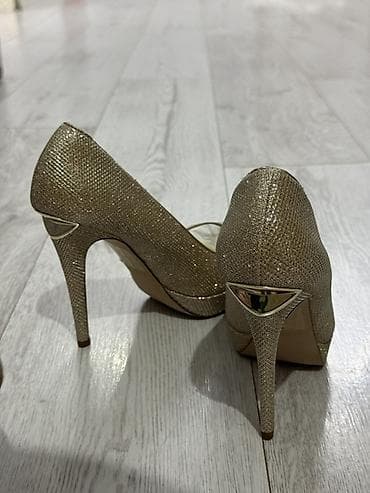 mango 37: Туфли, 36, 37, Aldo, Новый, цвет - Золотой — 3